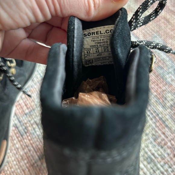 Sorel Black Sneakchic Alpine Ankle Boots - Picture 9 of 9